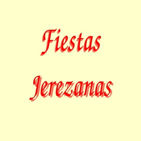Fiestas Jerezanas