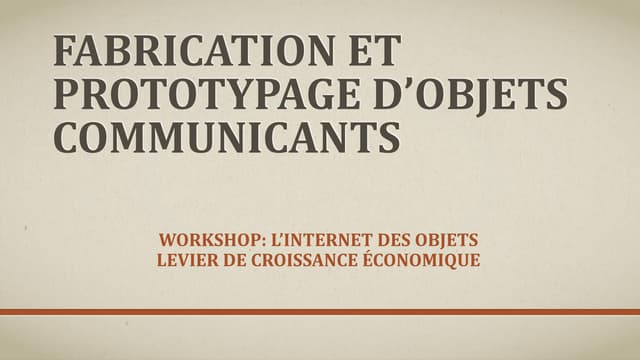 Khaled Ouali :  fabrication et prot...