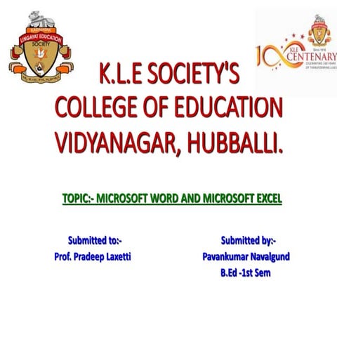 K.l.e society's wps office