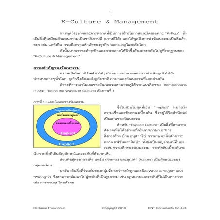 K Culture & Management