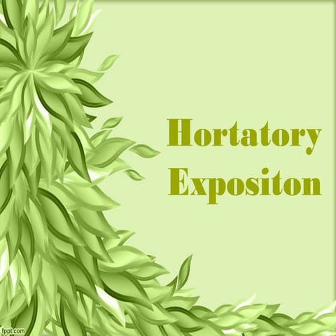 Hortatory Exposition