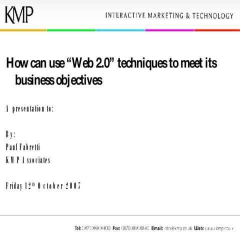 K M P    Social  Network  Marketing