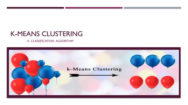 K-Means clustering and its working .pptx