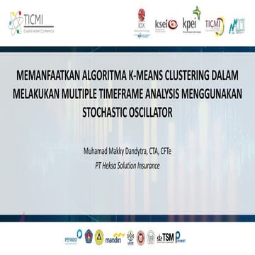 K-Means Clustering Untuk Multiple Timeframe Analysis Dengan Stochastic Oscill...