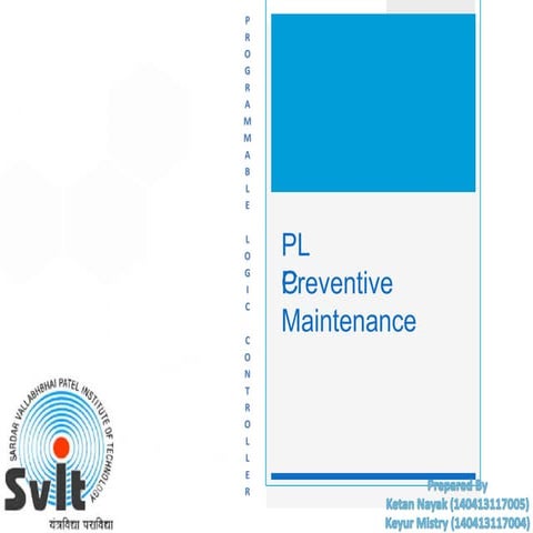 PLC Preventive Maintenence