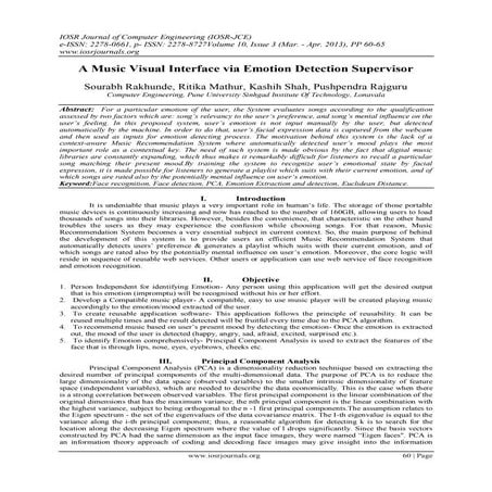 A Music Visual Interface via Emotion Detection Supervisor