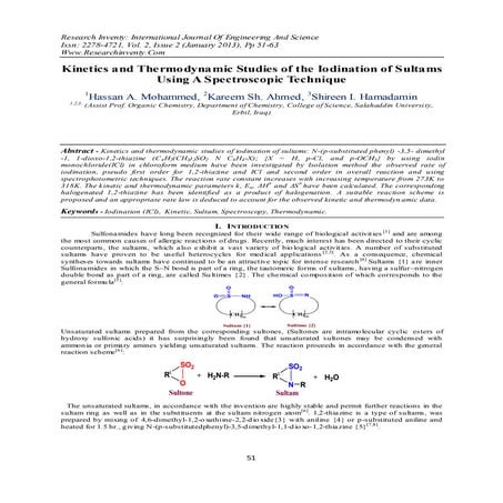 Research Inventy : International Journal of Engineering and Science