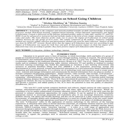 International Journal of Humanities and Social Science Invention (IJHSSI)