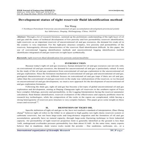 tight Gas reservoir | PDF