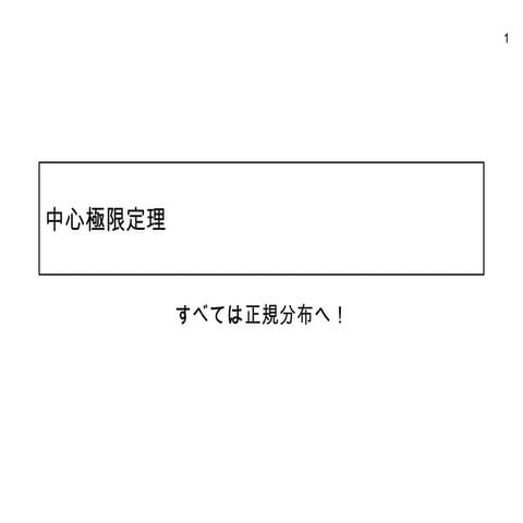 K060 中心極限定理clt