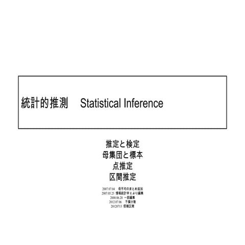 K070k80 点推定 区間推定