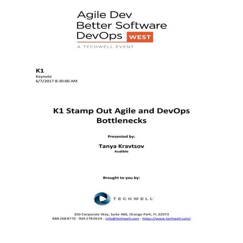 Stamp Out Agile and DevOps Bottlenecks