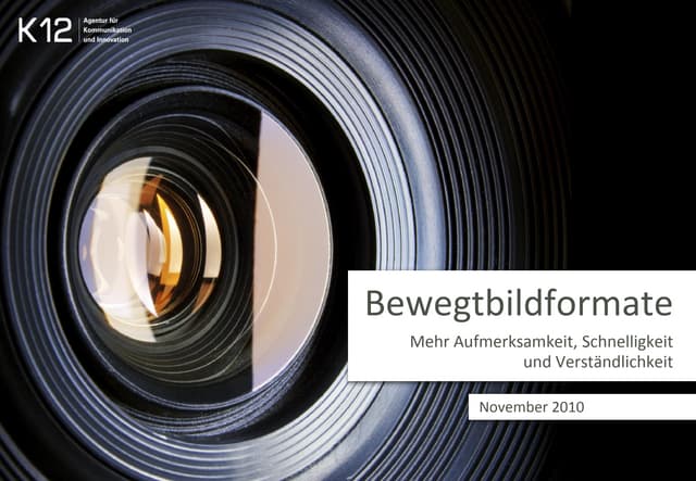 Bewegtbildformate