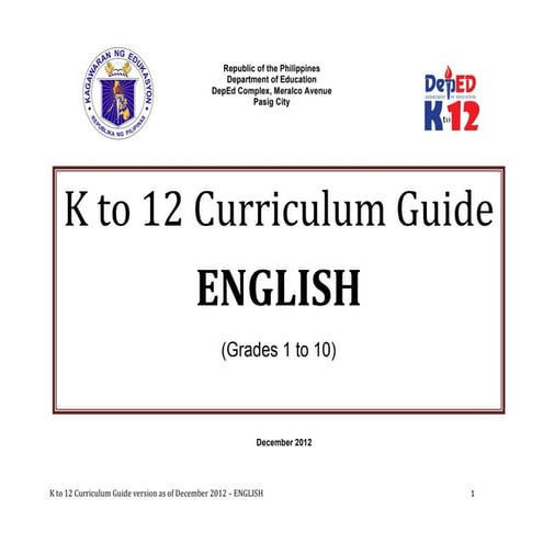 K12   english - dec 19, 2012