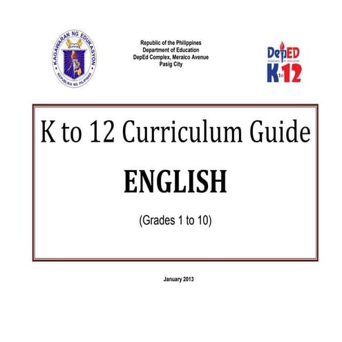 K12   english - january 23, 2013