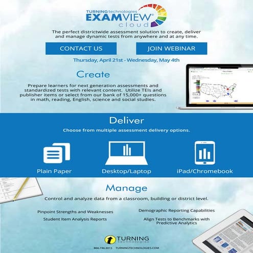 K12 Examview Cloud webinar