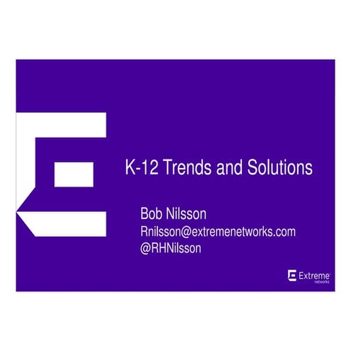 Trends in the K-12 education market and their impact on IT