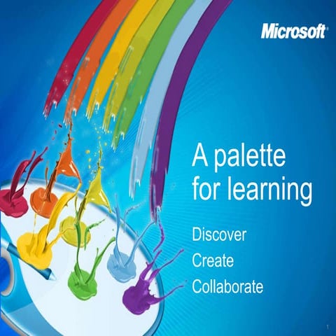 Microsoft a palette for learning