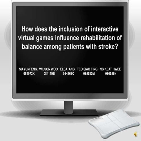 How Does the inclusion of interactive virtual games influence rehabilitation ...