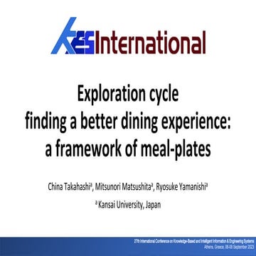  ChinaTakahashi_Exploration cyclefinding a better dining experience:a frame...