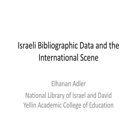 K2 elhanan adler_israelbibliographicdata
