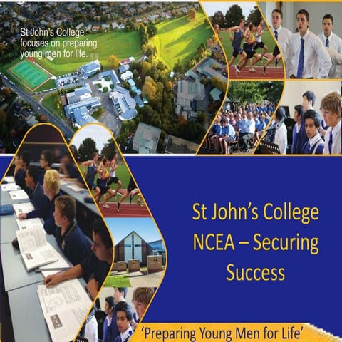 NCEA - Securing Success. Study Support for Parents and Students