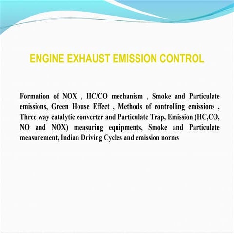 Advanced IC engines Unit   3