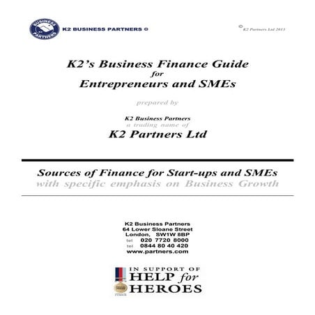 K2 guide   business finance 2013 version 1