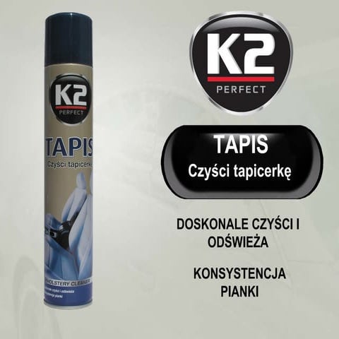 K2 Tapis 600ml - czyszczenie tapicerki