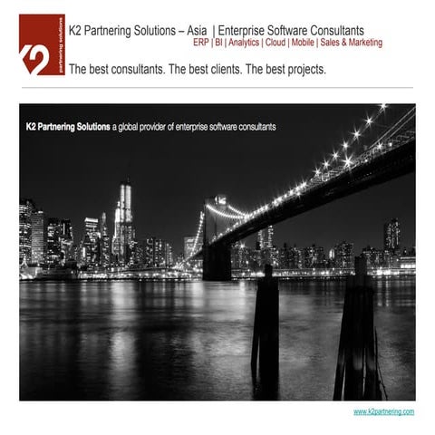 K2 Presentation 2012