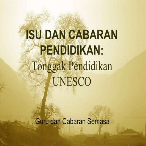 K3 tonggak pendidikan unesco