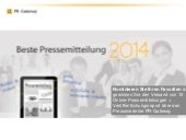 Wettbewerb: Beste Online-Pressemitt...