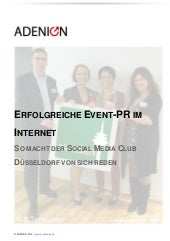 Erfolgreiche Event-PR im Internet