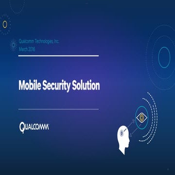 Mobile Security Qualcom   mr. patrick tsie - qualcomm