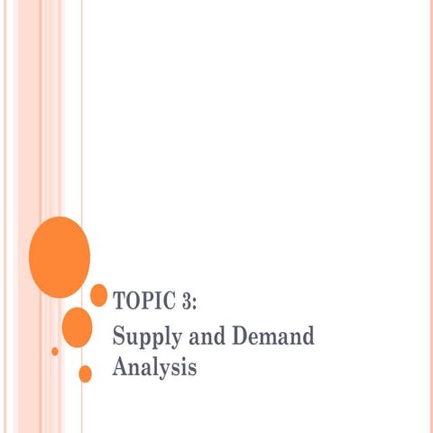 Supply & Elasticity of Supply. | PPTX