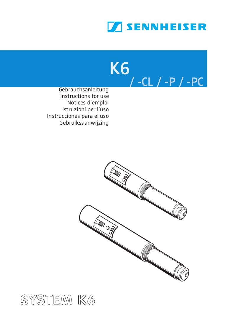 Sennheiser K6 CL As K6 but with lower 