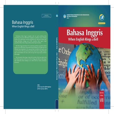 Buku bahasa Inggris kelas 7 "When English Rings a Bell" (untuk siswa) kur.2013