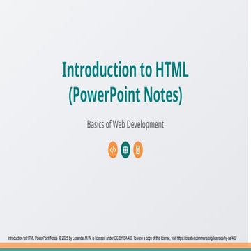 Week 7 Introduction to HTML PowerPoint Notes.pptx