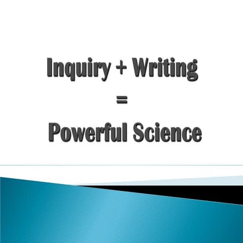 Inquiry + Writing = Powerful Science by Jody Sempek & Nancy Thornblad--2014 U...