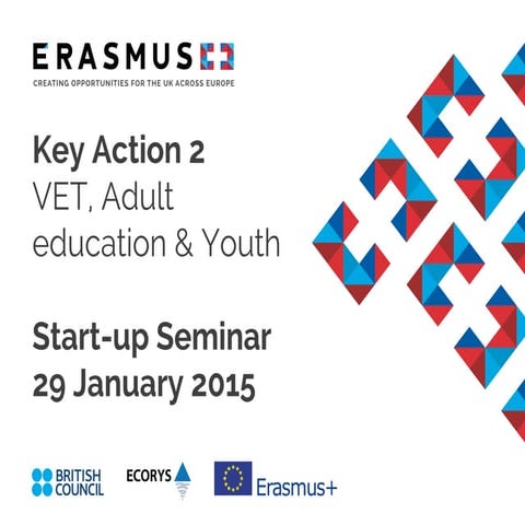 Key Action 2 Start up seminar VET, Adult Education & Youth (2014 Call ...