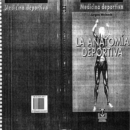 La anatomia deportiva
