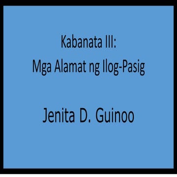 Kabanata iii, el filibusterismo