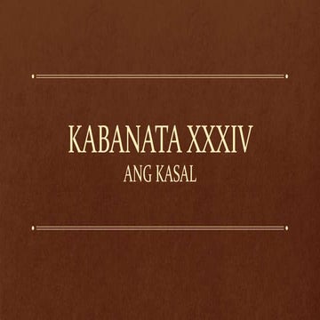 Kabanata xxxiv
