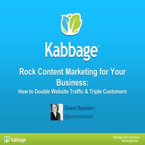 Rock Content Marketing Webinar