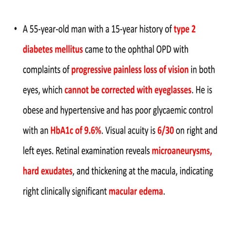 Diabetic Retinopathy (ophthalmology) 