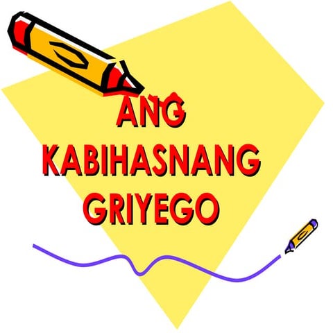 ang kabihasnang griyego