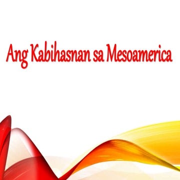 Kabihasnang mesoamerica