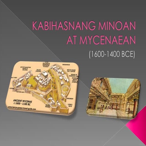 Kabihasnang minoan at mycenean