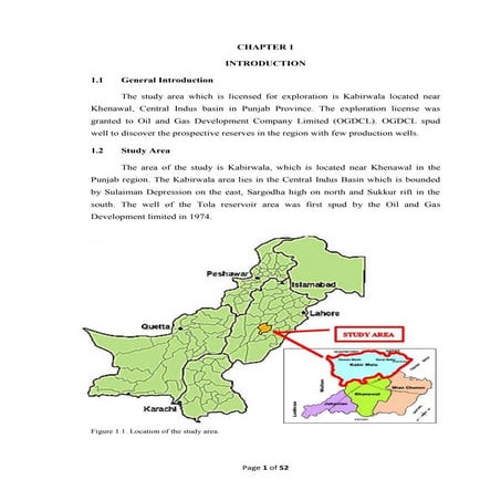 2D seismic interpretation and petrophysical analysis of kabirwala area, centr...