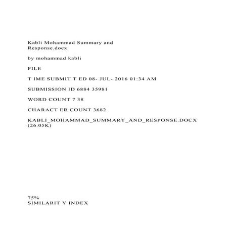 Kabli Mohammad Summary andResponse.docxby mohammad kabli.docx